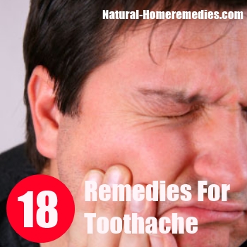 What are some remedies for toothaches?