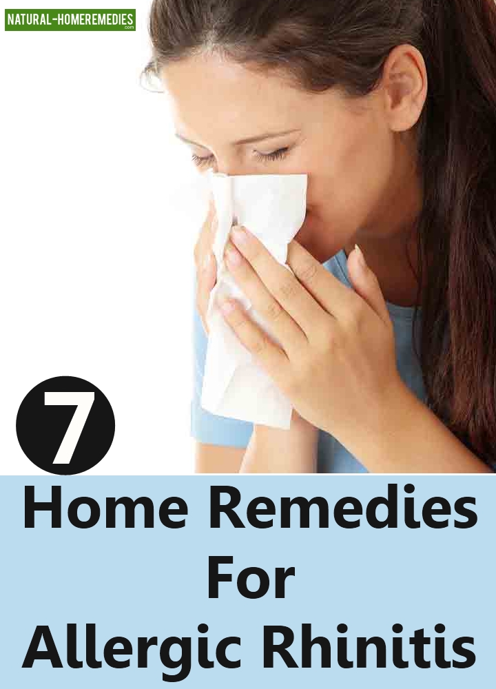 Home Remedies For Allergic Rhinitis  Natural Home Remedies 